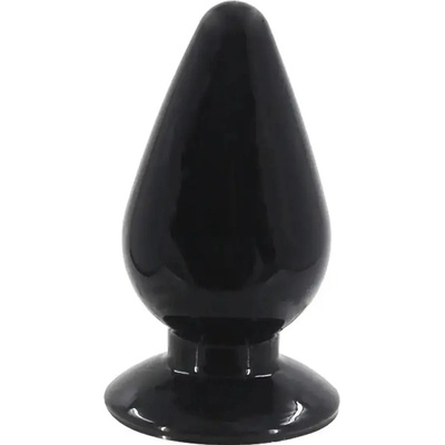 BASIC X Glenn anální kolík s přísavkou vel. S černý