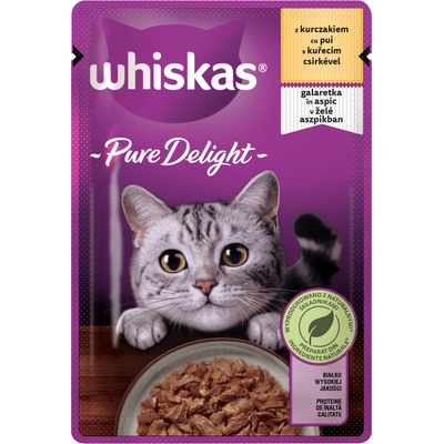Whiskas Pure delight kuracie v želé 85 g
