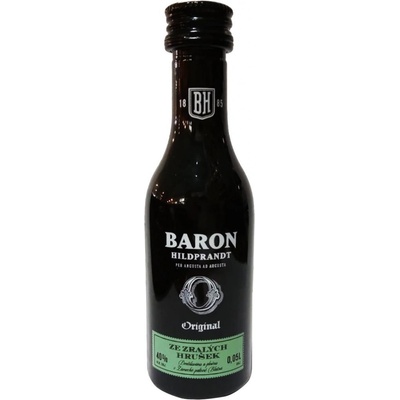 Baron Hildprandt ze zralých hrušek 40% 0,05 l (holá láhev)