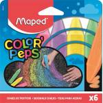 Maped Асфалтова креда, MAPED "ColorPeps", 6 различни цвята 936010 (936010)