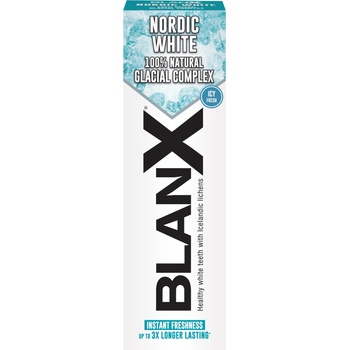 Blanx Избелваща паста за зъби Nordic White, 75 ml