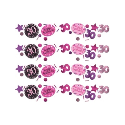 Amscan Блестящи розови конфети 30