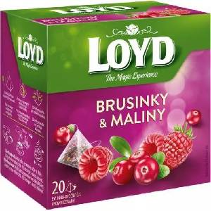 LOYD Tea пирамида червени боровинки + малини 40 г