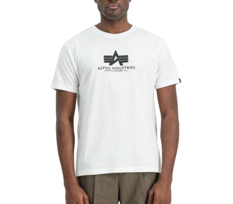 Alpha Industries Basic T Rubber White/Black