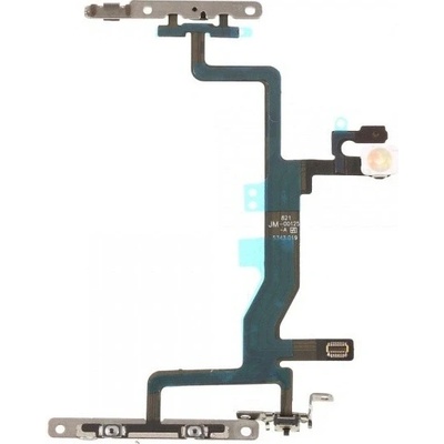 Tlačítko zapnutí + tlačítka hlasitosti flex kabel + Metal Plate pro Apple iPhone 6S