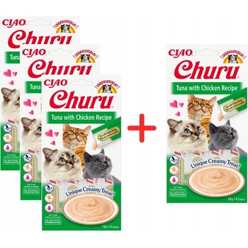 Churu Cat Purée Tuna with Chicken 4 x 14 g