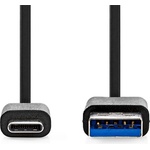 Nedis CCGW61600BK10 Кабел USB 3.2 Gen 1, USB-A щепсел - USB-C (USB-C) щепсел, 60 W, 1 м (CCGW61600BK10)