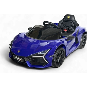 ROLLZONE Lamborghini Revuelto 12V - Детска акумулаторна кола, Синя, EVA гуми (QLS8603-orange)