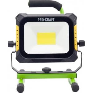 PROCRAFT Акумулаторен LED прожектор PROCRAFT LP20 - 20V, мощен и преносим (Solo) (LP20)