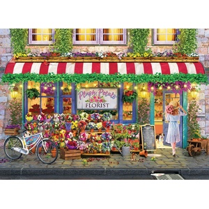 EUROGRAPHICS - Puzzle Plush Petals Florist - 1 000 piese