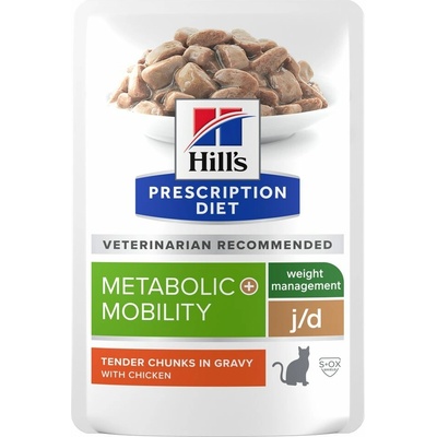 Hills Prescription Diet j/d Metabolic + Mobility s kuracím 24 x 85 g