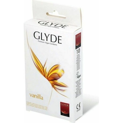 Glyde Vanilla 53 mm ochucené veganské latexové 10 ks