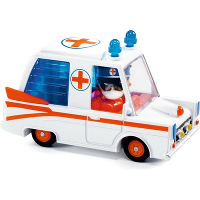 Djeco Crazy Motors autíčka Uháňajúca sanitka