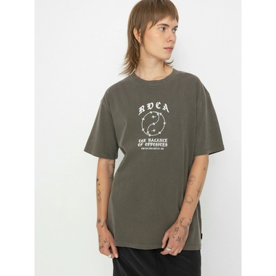 RVCA LAX DARK CHOC dámske tričko s krátkym rukávom
