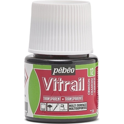 Pébéo Vitrail Farba na sklo Crimson 45 ml 1 ks