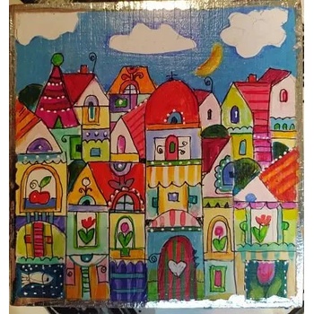 Image 1 of Наивистична картина със селце