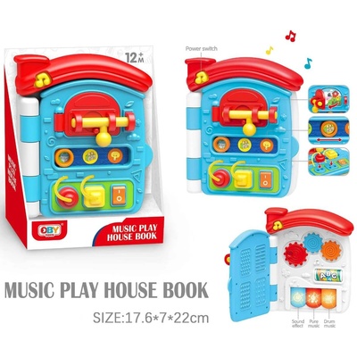 Armtoys БЕБЕШКА МУЗИКАЛНА КЪЩА-КНИГА В ОТВОРЕНА КУТИЯ