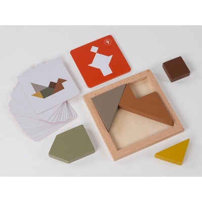 Recenttoys Tangram 4 elementy oheň