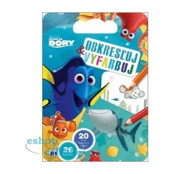 JIRI MODELS Obkresli a vybarvuj Finding Dory