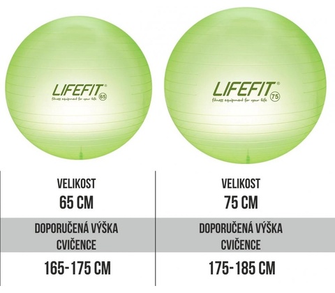 LIFEFIT TRANSPARENT 65cm
