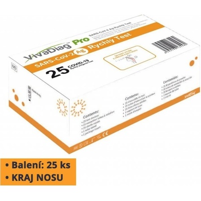 VivaChek Biotech Hangzhou ViVaDiag SARS-CoV-2 Ag Rapid Test 25 ks