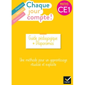 Chaque jour compte - Maths CE1 Ed. 2023 - Guide bi média et accès site + PPT (2023)