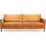 Scandic Жълт кадифен диван 220 cm Adagio - Scandic (13054SN-gold)