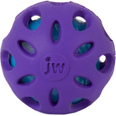JW Pet JW Míček Crackle Heads Small 6 cm Fialová