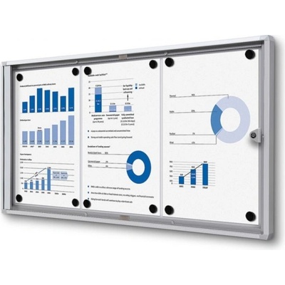 Jansen Display vnitřní vitrína SC XS 3 x A4
