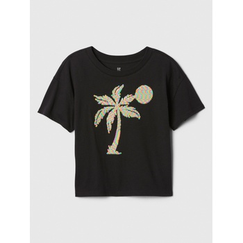 Image 1 of GAP Бебешка тениска с щампа Gap GAP | Cheren | Момичешки | 104/110