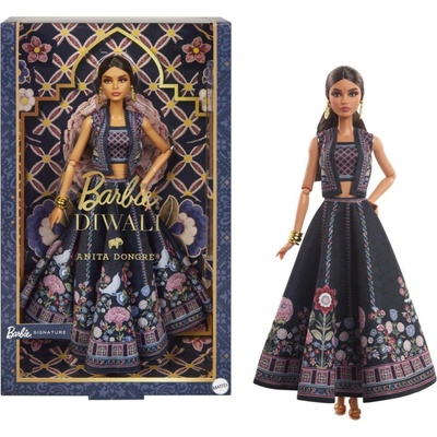 Mattel Barbie DIWALI SVIATOK SVETIEL 2024 čierna