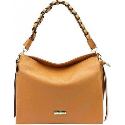 MiaMore kožená kabelka 01-050 Dollaro camel