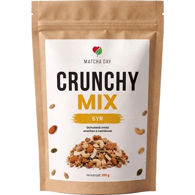 MatchaDay Crunchy Mix Syrová zmes orechov a semienok 200 g