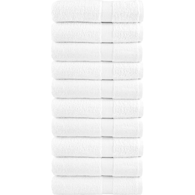 vidaXL Премиум кърпи за ръце SOLUND 10 бр бели 50x100 см 600 gsm (137126)