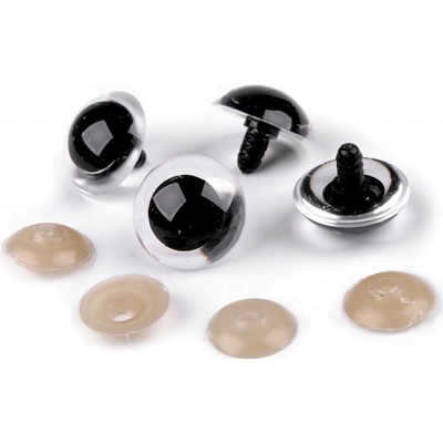 Prima-obchod Oči velké s pojistkou Ø26 mm, barva 5 transparent