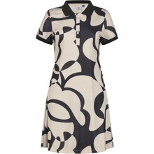 Luhta Inkarmaa Polo Dress čierno-hnedé