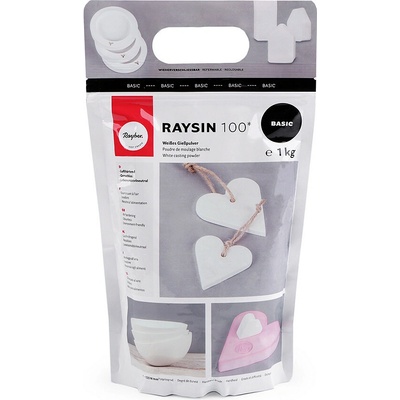 Modelářská sádra Raysin 100; hmotnost 1 kg viz foto 1 ks