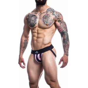 Cut4Men JOCKSTR4P01 Jockstrap Pink Stripes XL