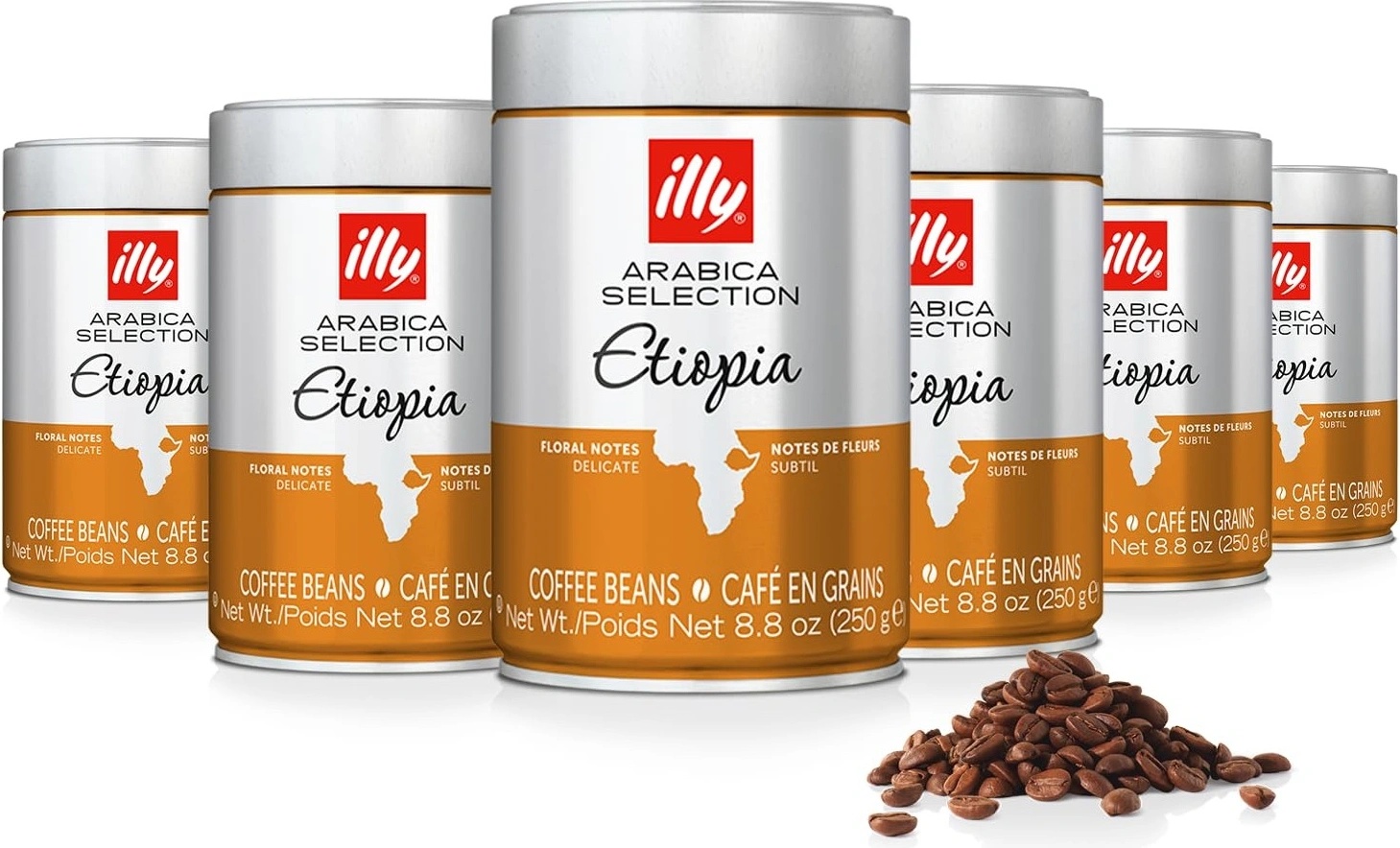 illy Кафе на зърна Illy Ethiopia 250гр 6бр