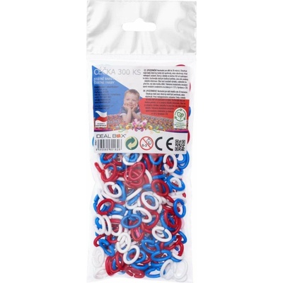 Ideal Box Céčka státní barvy 300 ks