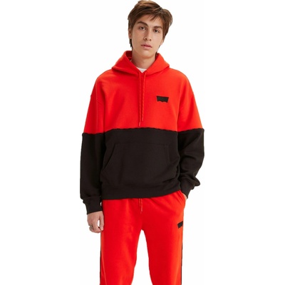 Levi's RLXD Graphic Piping Po Pieced Po Flame oranžová čierna