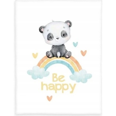 HERDING Baby supersoft deka BE HAPPY