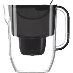 GymBeam Филтърна кана Fresh Black - Aquaphor