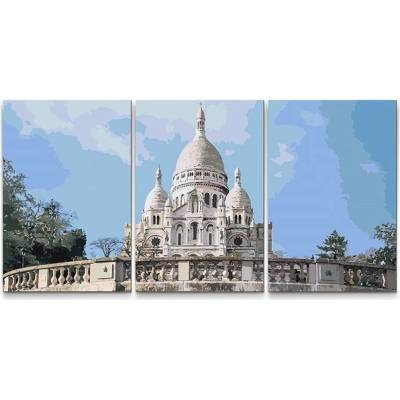 Painting Queens Painting Queens Sacre Coeur sada 3 ks 60 x 80 cm na rámu PBNSET/03SACRECOEUR/60 x 80_60 x 80_60 x 80/W