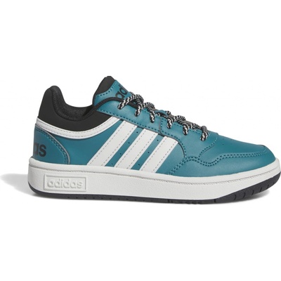 adidas Hoops 3.0 K IF7747 tyrkysové