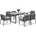 Garden Point Комплект за хранене Cento за 6 души Garden Point антрацит (GAP1070)
