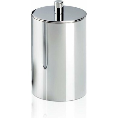 Decor Walther Dóza na vatové tampony Tube s víkem chromová