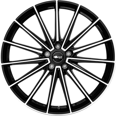 Brock B43 9x20 5x112 ET28 black polished