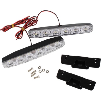 Přední mlhové světlomety - denní svícení 6 LED diod DC 12V pro Volkswagen – Zbozi.Blesk.cz