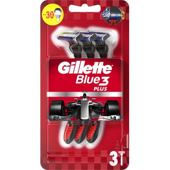 Gillette Blue 3 Мъжка самобръсначка Plus, 3 броя